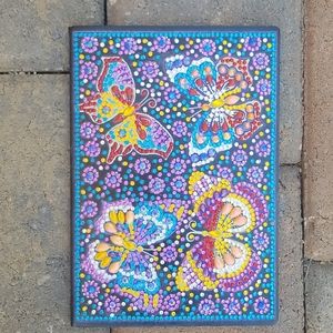 Jeweled Butterflies Soft Leather Notebook/journal